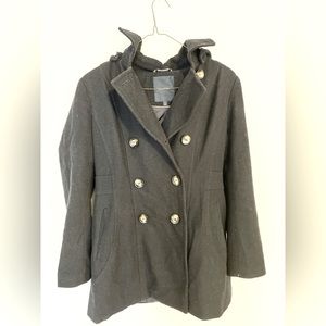 Nautica Hooded Peacoat, Navy Seas